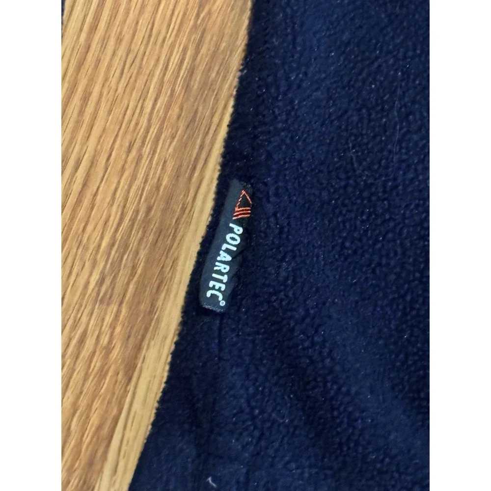 Vintage Polo Ralph Lauren Harrington Jacket M Navy Fleece 90s Chinstrap RRL Rare